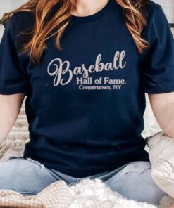 Baseball Hall of Fame Dusty Purple Slub T Shirt