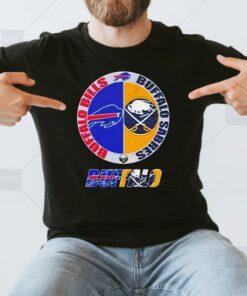 Buffalo Bills and Buffalo Sabres Logo Team Sport T Shirts