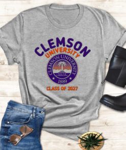 Clemson university 1889 South Carolina class of 2027 t shirt