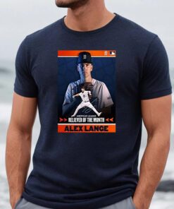 Congratulations To Alex Lange Is Al Reliever Of The Month For May tshirt