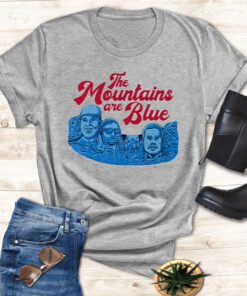 Coors x Pardon My Take The Mountains Are Blue Mt. Rushmore Shirts