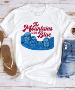 Coors x Pardon My Take The Mountains Are Blue Mt. Rushmore T Shirt