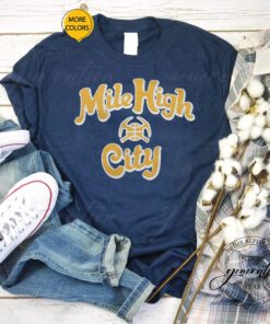 Denver Nuggets Mile High City Crewneck Shirts