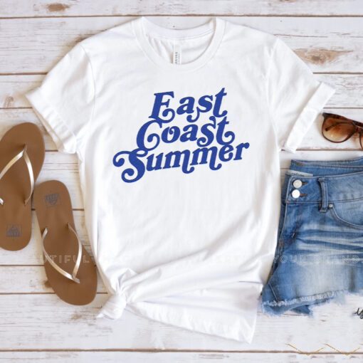 East Coast Summer Cropped T Shirt