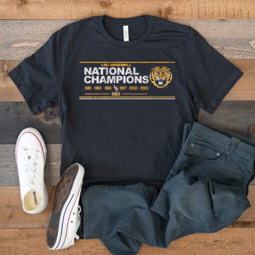 LSU Baseball National Champions Sign T Shirt