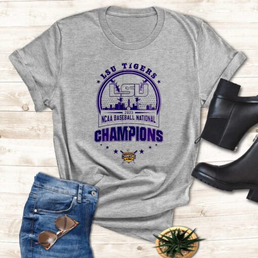 LSU Tigers 2023 NCAA World Series Champions Baseball Jersey shirts