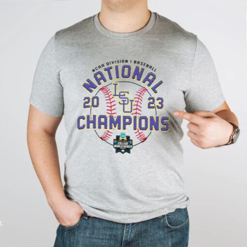 LSU Tigers Champion Unisex 2023 NCAA Men’s Baseball College World Series Champions Locker Room TShirts
