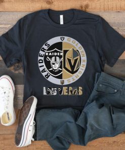 Las Vegas Raiders vs Vegas Golden Knights Las Vegas Champion 2023 Logo t shirt