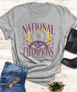Lsu Tigers 2023 Baseball National Champions Home Plate Shirts