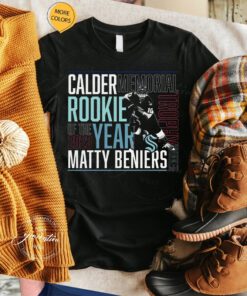 Matty Beniers Seattle Kraken 2023 Calder Trophy Winner T Shirts