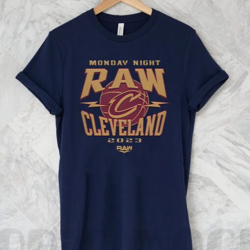 Monday Night RAW x Cleveland Cavaliers T Shirt