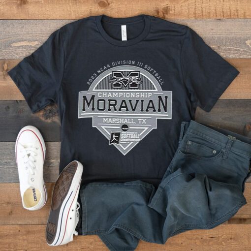 Moravian University 2023 NCAA Division III Softball Championship Moravian t shirt