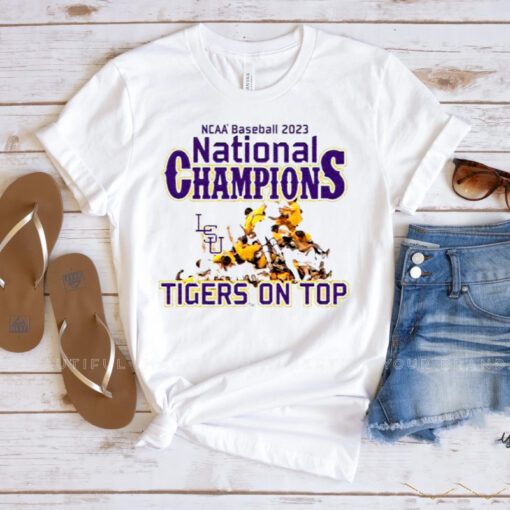 NCAA Baseball 2023 National Champions Tigers on top shirts