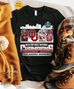NCAA Softball National Champions 2023 Oklahoma Sooners Skyline T Shirt
