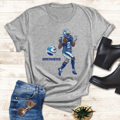 New Orleans Breakers Johnnie Dixon Deuces T Shirt