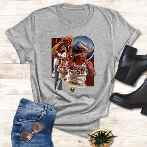 Nikola Jokic Jamal Murray And Aaron Gordon NBA Champion T Shirt