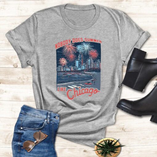 Nobody Does Summer Like Chicago T Shirt