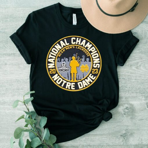 Notre Dame Fighting Irish 2023 NCAA Men’s Lacrosse National Champions Bagpiper Shirts