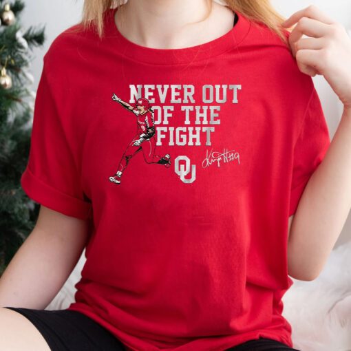 Oklahoma Softball Kinzie Hansen Never Out Of The Fight T Shirt