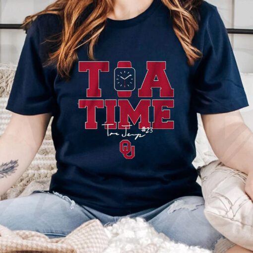 Oklahoma Softball Tiare Jennings Tia Time Shirts