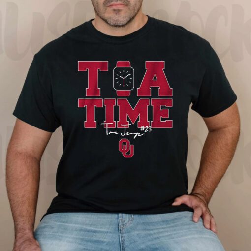 Oklahoma Softball Tiare Jennings Tia Time T Shirt