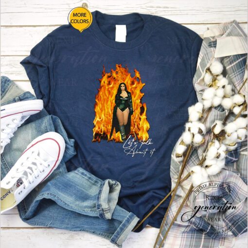 Queen Naija Let’s Talk About It Flame T-Shirts