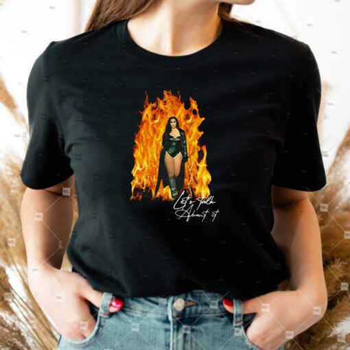 Queen Naija Let’s Talk About It Flame TShirts