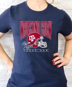 Texas A&M Football Wrecking Crew Gig Em Aggies Shirts