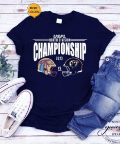 USFL North Division Championship 2023 Fan Gifts T Shirts
