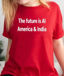 Us President Biden Gifts The Future Is Ai America And India TShirt