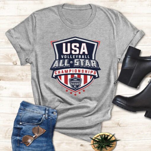 Usa Volleyball 2023 Usa All Star Event Logo t shirt