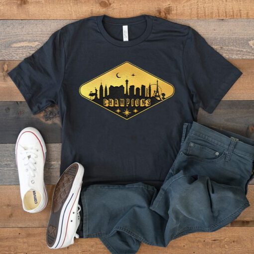 Vegas Skyline Champions T Shirt