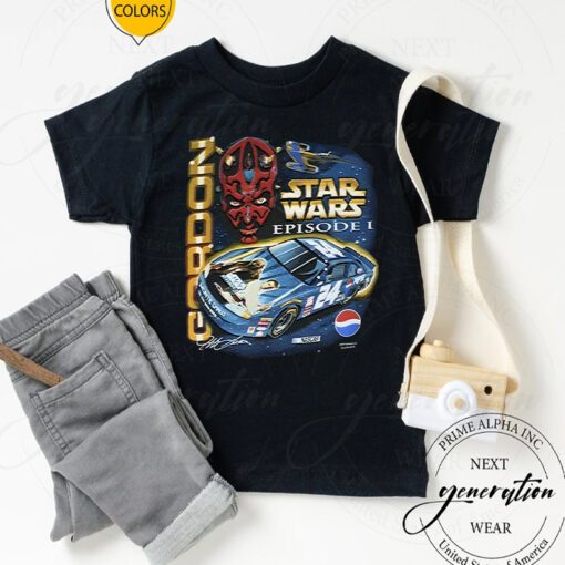 Vintage NASCAR Jeff Gordon Star Wars T Shirt