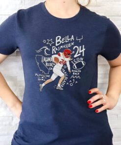 bella Rasmussen 24 Laguna Beach running back word cloud shirts