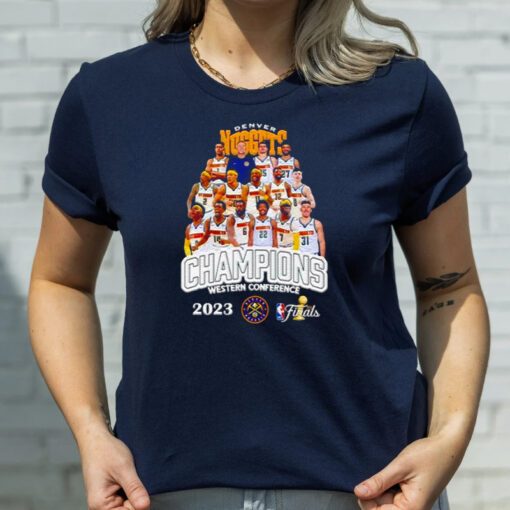 denver Nuggets 2023 Western conference champions t shirt