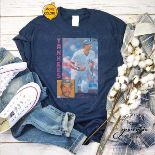 1984 Topps Baseball Dave Winfield Yankees Shirts