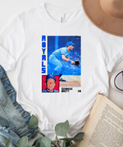 1984 Topps Baseball George Brett Royals tshirts