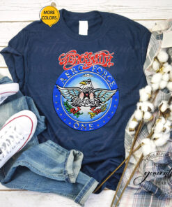 Aerosmith Aero Force One Music Band Retro T Shirt