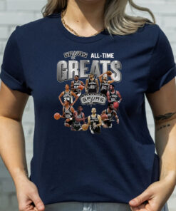 All Time Greats San Antonio Spurs NBA T Shirt