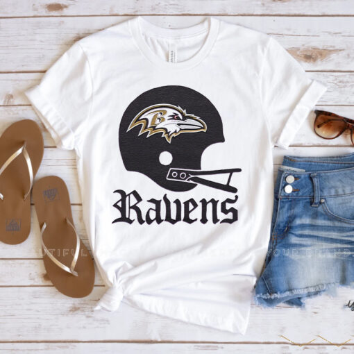 Baltimore Ravens Big Helmet T-Shirt
