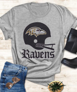 Baltimore Ravens Big Helmet TShirt