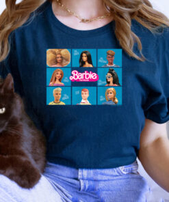 Barbie The Movie Grid T Shirt