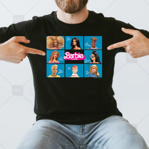 Barbie The Movie Grid T-Shirts