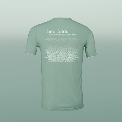 Ben Folds What Matters Most Tour T Shirt