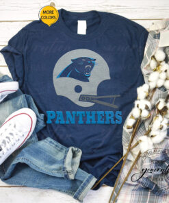 Carolina Panthers Big Helmet TShirts