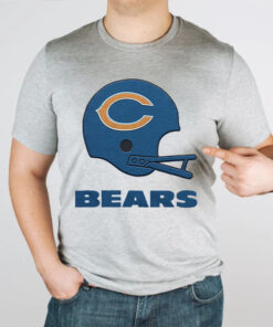Chicago Bears Big Helmet TShirt