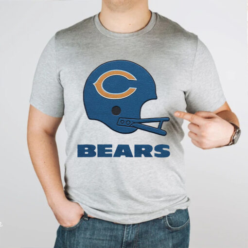 Chicago Bears Big Helmet TShirt