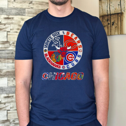 Chicago White Sox Bears Cubs Blackhawks 2023 Shirts