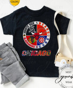Chicago White Sox Bears Cubs Blackhawks 2023 T Shirt