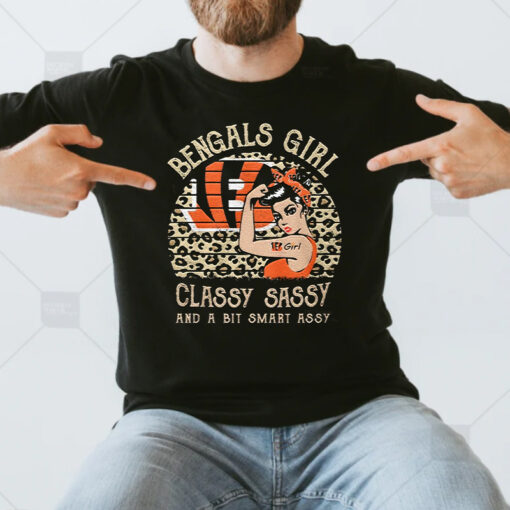 Cincinnati Bengals 2023 Girl Classy Sassy And A Bit Smart Assy Unisex T-Shirts